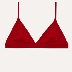 Aritzia Red Bralette